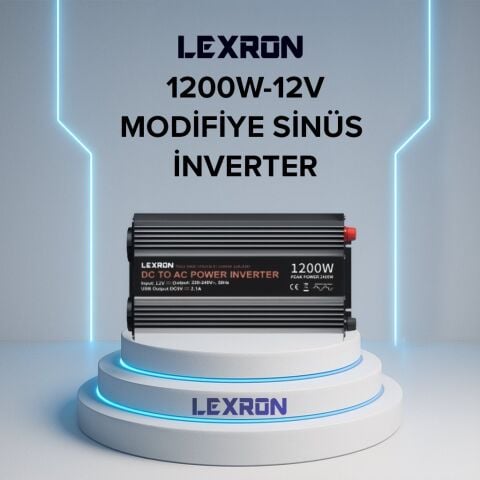 Lexron 1200W- MODİFİYE SİNÜS İNVERTER (12V)