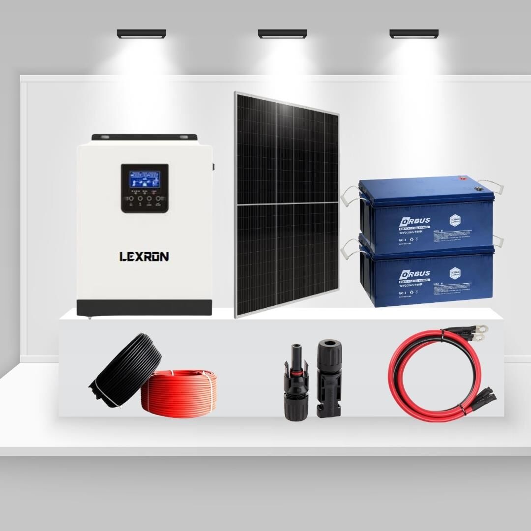 Bağ Evi ve Yayla İçin 3kW Monokristal Solar Enerji Paketi – Konfor Seri 3000