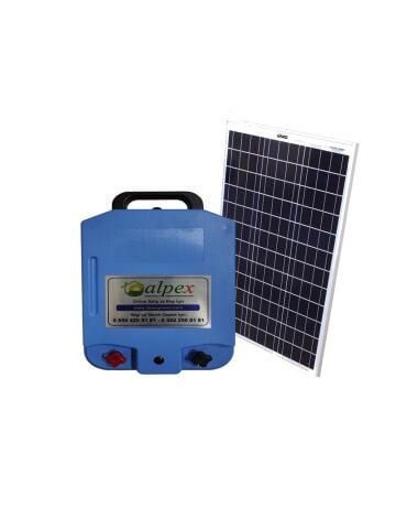 Elektrikli Çit Cihazı 25000 Volt Gece Modlu Model Panelli Set