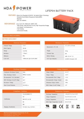 Poseidon 24 Volt 200 Ah Lityum Akü