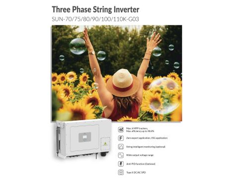 Deye 100kw on-grid trifaze inverter