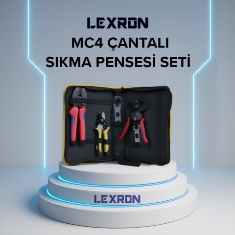 Lexron mc4 sıkma pensesi seti