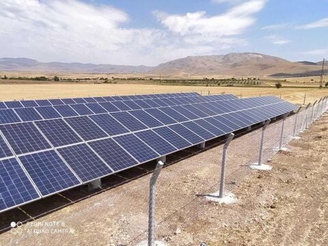 Tarımsal Sulama Paketi 15 HP/11 KW 42 Adet 410 Watt Güneş Paneli 15 KW Sürücü İnverter
