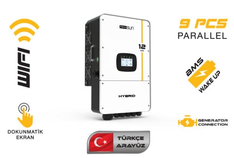 MEXXSUN 12 KW Hibrit Monofaze LV (48V)