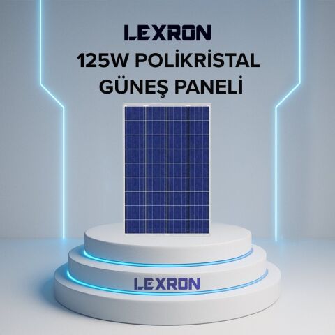 Lexron 125 watt güneş paneli