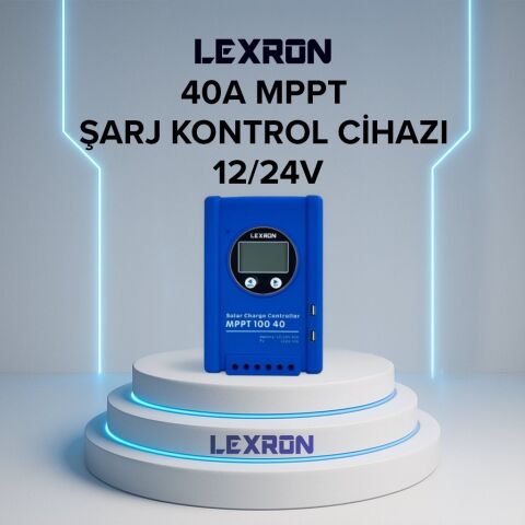 LEXRON 40A MPPT ŞARJ KONTROL CİHAZI