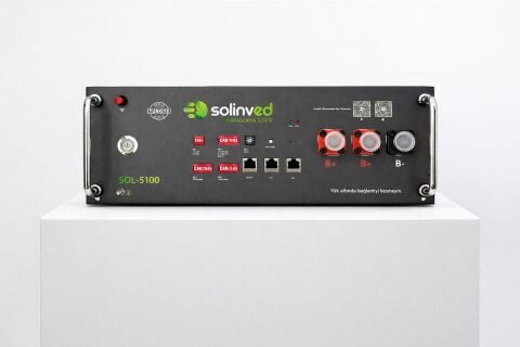 Solinved 51.2 Volt 100 Ah  5,1 KWh Kapadokya Lityum Akü