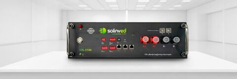 Solinved 51.2 Volt 100 Ah  5,1 KWh Kapadokya Lityum Akü