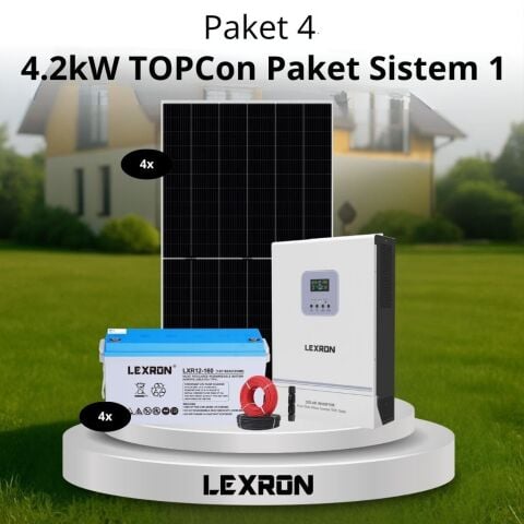 4.2kW JEL AKÜLÜ SOLAR PAKET SİSTEM 1 (PAKET 4)