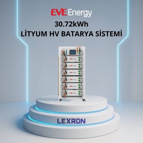 EVE 30.72kWh LİTYUM HV (YÜKSEK VOLTAJ) BATARYA SİSTEMİ