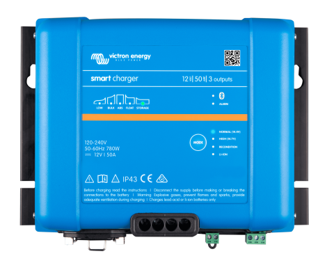 Victron Akü Şarj Cihazı Smart IP43 12V 50A Battery Charger (3 çıkış) (PSC125053095)
