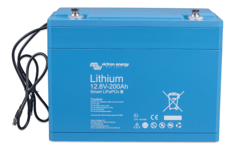 Victron Lityum Akü LiFePO4 Lithium Battery Smart 12,8V/200Ah (BAT512120610)