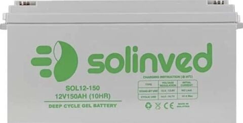 Solinved 150ah Jel Akü 12v Solinved
