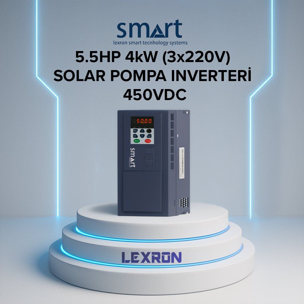 5.5HP 4kW (3x220V) SOLAR POMPA INVERTERİ