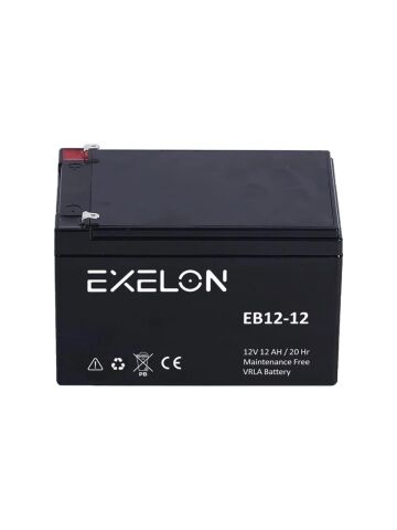 12 Amper 12 Volt Exelon Kuru tip akü