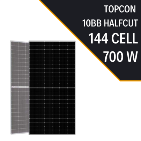 TOPCON BIFACIAL 700W HALF CUT  GÜNEŞ PANELİ