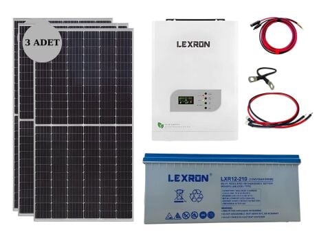 1000 Watt Ev için Güneş Enerji Sistemi