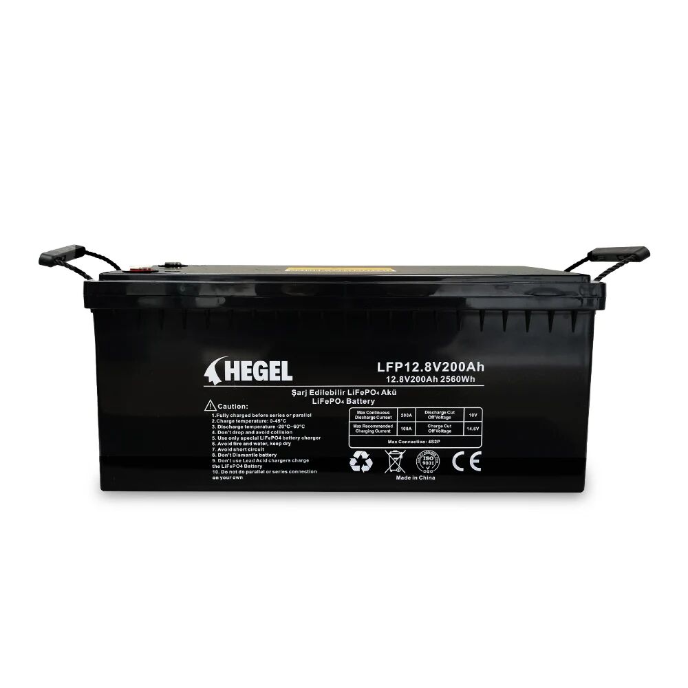 LİFEPO4 LİTYUM AKÜ 12.8V 200AH