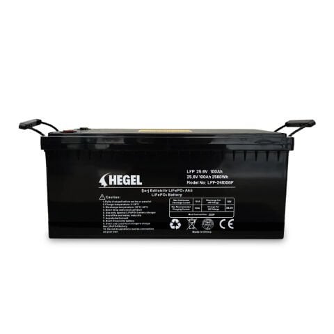 Hegel LİFEPO4 Lityum Akü 25.6V 100AH