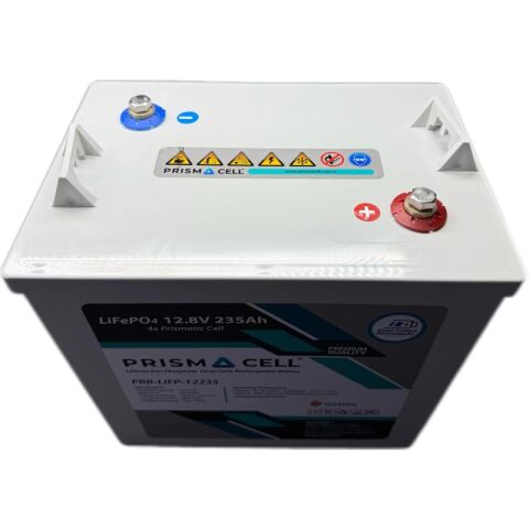 Prismacell LIFEPO4 akü 235ah 12.8 volt TURBO FAST CHARGING karavan, marin, solar yaşam aküsü