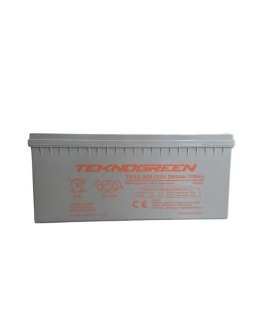 Teknogreen 200 Ah 12 Volt Jel Akü