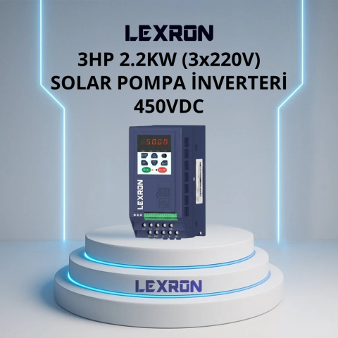 3HP 2.2kW (3x220V) SOLAR POMPA INVERTERİ