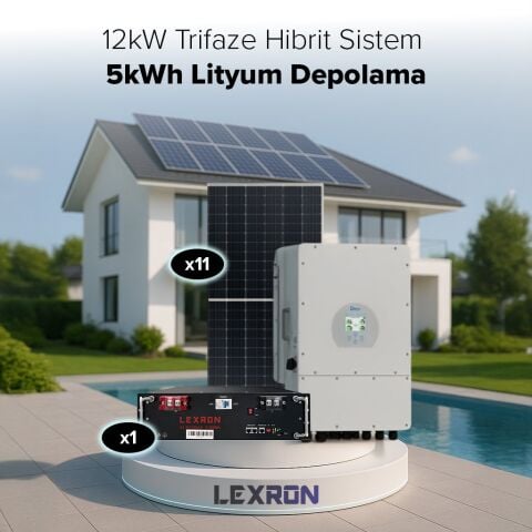 12KW TRİFAZE HİBRİT SİSTEM 1